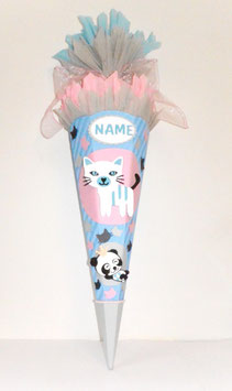 Schultüte Katze Panda