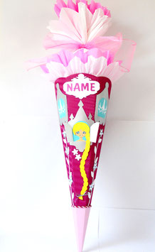 Schultüte Rapunzel pink rosa