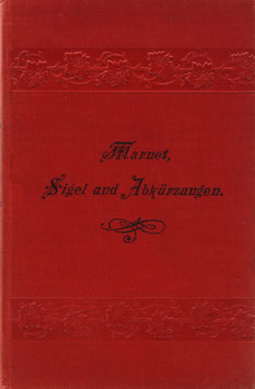 Marnet - Sigel und Abkürzungen - Band V