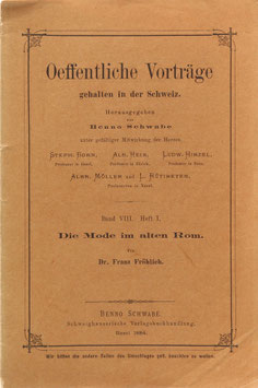 Fröhlich, Franz - Die Mode im alten Rom
