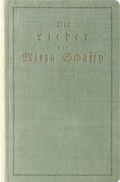Bodenstedt, Friedrich - Die Lieder des Mirza-Schaffy mit einem Prolog