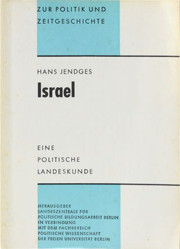 Jendges, Hans - Israel - Eine politische Landeskunde