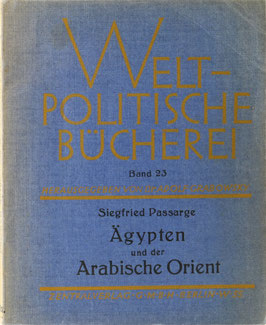 Passarge, Siegfried - Ägypten und der Arabische Orient