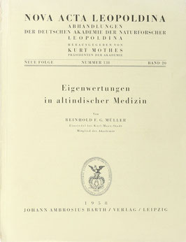 Müller, Reinhold F. G. - Eigenwertungen in altindischer Medizin