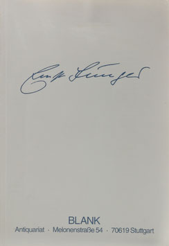 Blank, Herbert - Ernst Jünger - Sammlung Reinhard Walz - Weimarer Republik - Politik und Zeitgeschichte in Erstausgaben