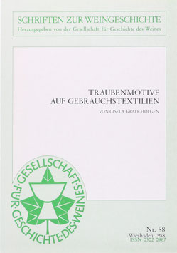 Graff-Höfgen, Gisela - Traubenmotive auf Gebrauchstextilien