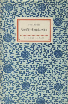 Bertram, Ernst - Persische Spruchgedichte
