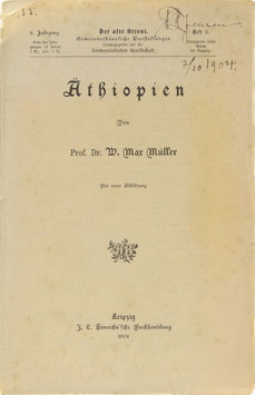 Müller, W. Max. - Äthiopien