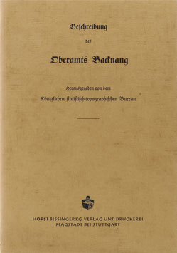 Beschreibung des Oberamts Backnang
