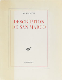 Butor, Michel - Description de San Marco
