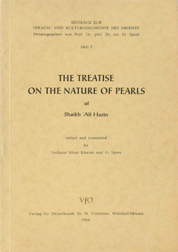 Hazin, 'Ali - The Treatise on the Nature of Pearls