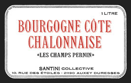 2018 Bourgogne Côte Chalonnaise Rouge "Les Champs Pernin" - Santini Collective (1-Liter-Flasche)