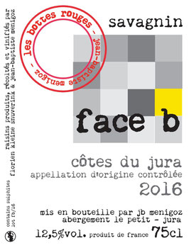 2016 Côtes du Jura Face B - Les Bottes Rouges