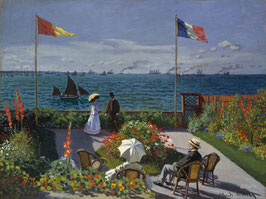 Die Terrasse von Sainte-Adresse, auf Leinwand