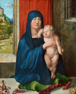 Haller Madonna, auf Posterpapier