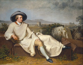 Goethe in der Campagna, auf Aluminiumverbund