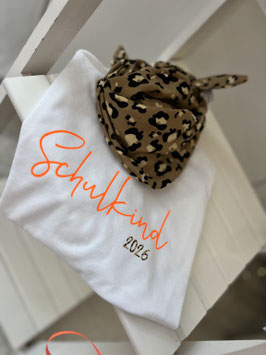 0/  Tshirt Schulkind neon mit Leo 2026   Gr.1