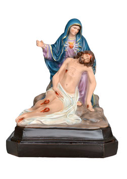 Statua Pietà in resina cm. 30