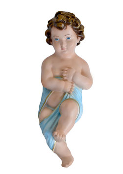Statua Gesù Bambino in fasce cm. 25