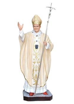 Statua Papa Giovanni Paolo II cm. 200