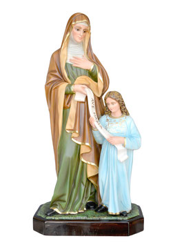 Statua Sant'Anna cm. 85 in vetroresina