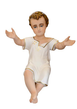 Statua Gesù Bambino braccia aperte cm. 50