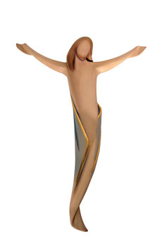 Statua corpo di Cristo in legno