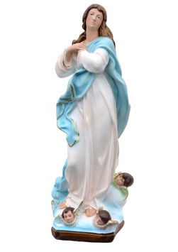 Statua Madonna Assunta del Murillo in resina cm. 50