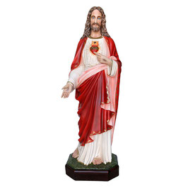 Statua Sacro Cuore di Gesù cm. 110