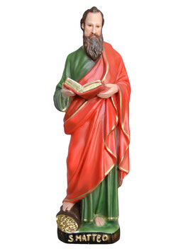 Statua San Matteo cm. 40 in resina