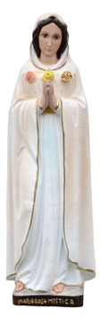 Statua Maria Rosa Mistica in resina cm. 45