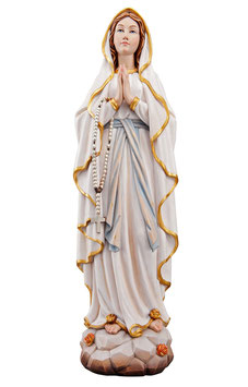 Statua Madonna di Lourdes in legno