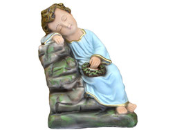Statua Gesù Bambino dormiente cm. 30