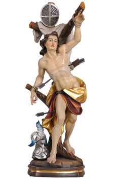 Statua San Sebastiano in legno