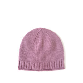 Baby Kaschmirmütze ROLL-UP ✭ mauve