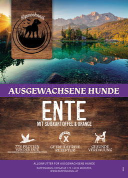 Ente mit Süßkartoffel & Orange