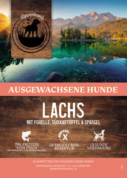 Lachs mit Forelle, Süßkartoffel & Spargel