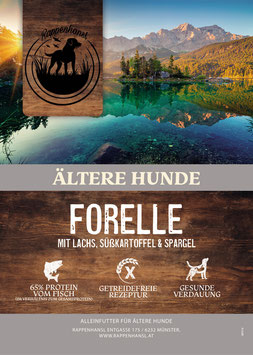 FORELLE MIT LACHS, SÜßKARTOFFEL & SPARGEL(Senior)