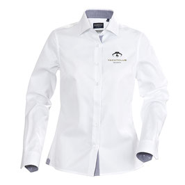 Damenbluse James Harvest Baltimore Lady Artikel Nr. 2123020 Hochwertige Bluse mit Easy-Care-Ausrüstung, vorne mit kleinem Logo bedruckt