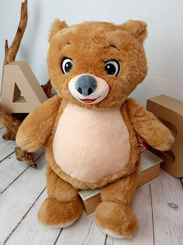 Kuscheltier mit Name BEAR braun