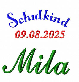 Schulkind, Motiv DATUM