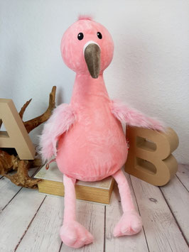 Kuscheltier mit Name Flamingo