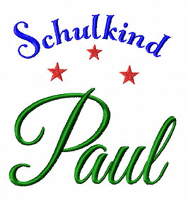 Schulkind, Motiv STERNE