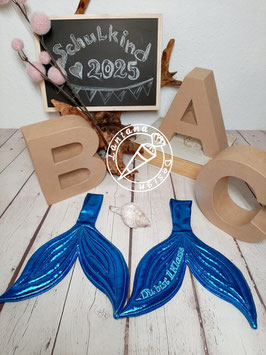 Flosse für die Schultüte, blau