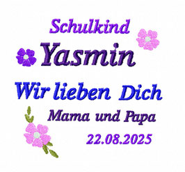 Wir lieben Dich, Motiv BLUMEN