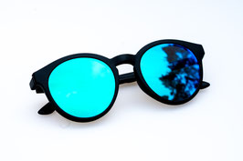 LE CLIP - black / blue green mirrored