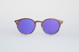 CHAPPEL - wooden / purple mirrored