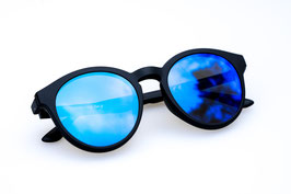 LE CLIP - black / blue mirrored