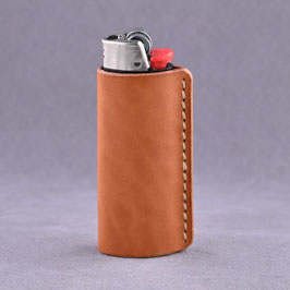 Feuerzeug Ledercover in Natur