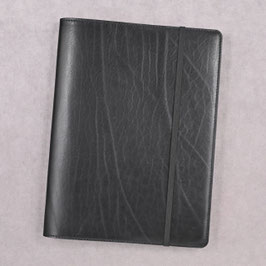 Lederhülle schwarz Natur für Moleskine® X Large